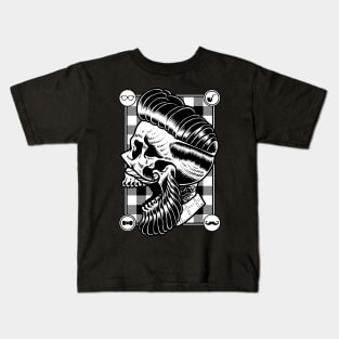 Hipster Skull Kids T-Shirt